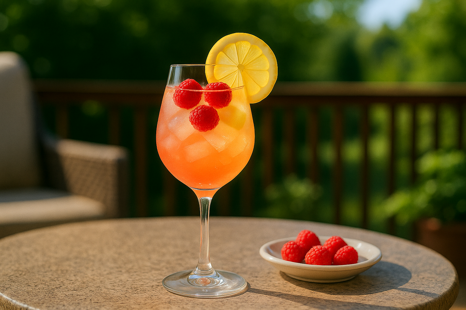 Raspberry Rosé Lemon Spritz – 3-Ingredient Mocktail