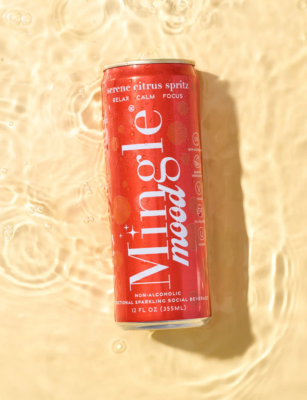 citrus flavored functional mocktail