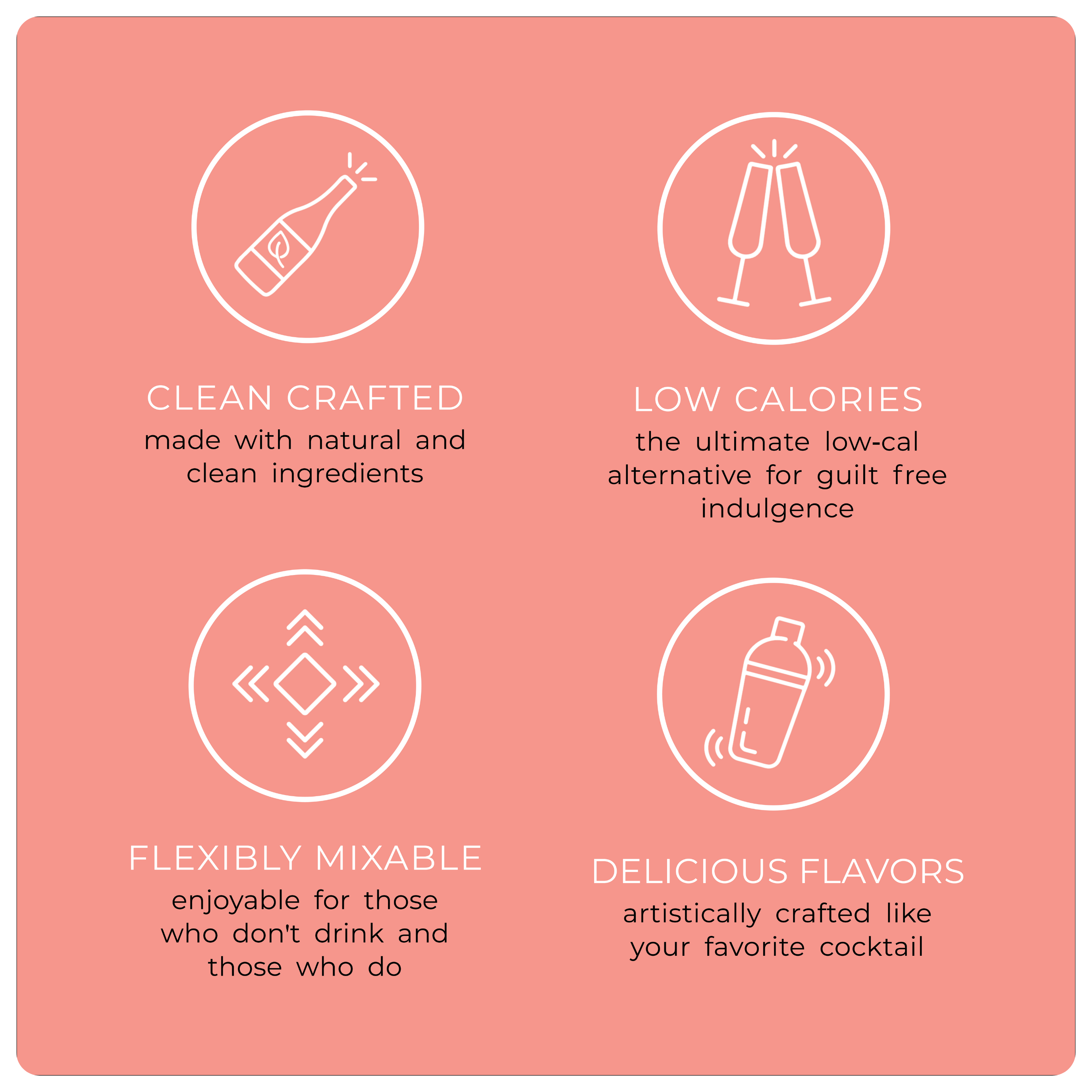 6 Mocktail Flavor Variety Pack