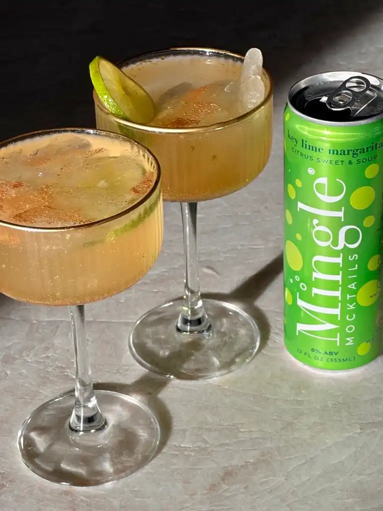Key Lime Margarita Mocktail st. paddy's day mocktail recipe.