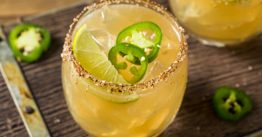spicy margarita mocktail