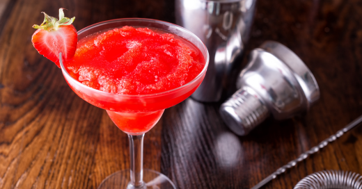 strawberry daiquiri mocktail
