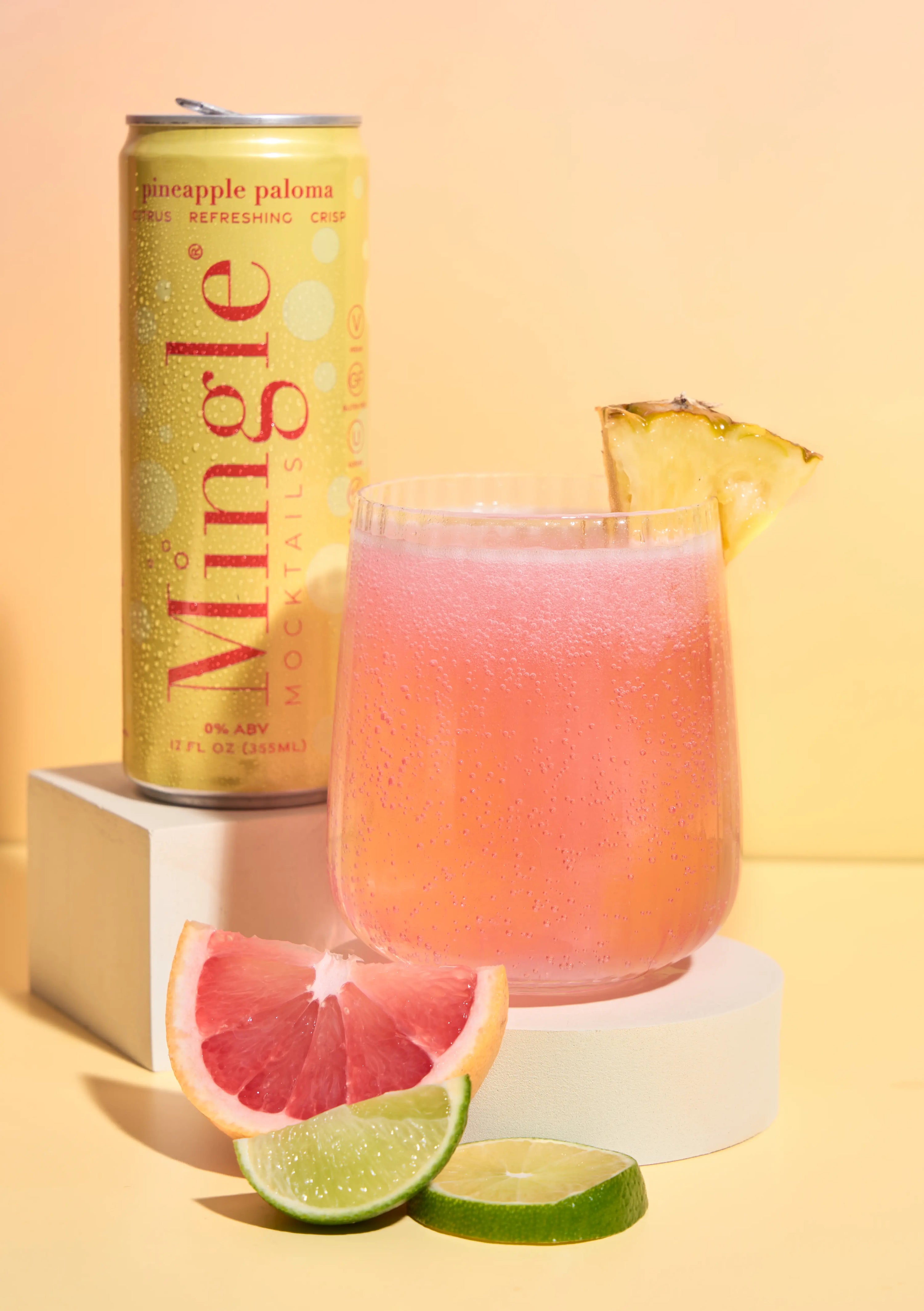 Pineapple Paloma Mocktail