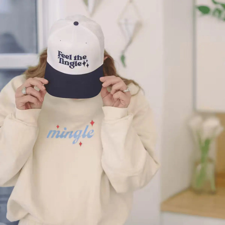 girl wearing a brand-new &