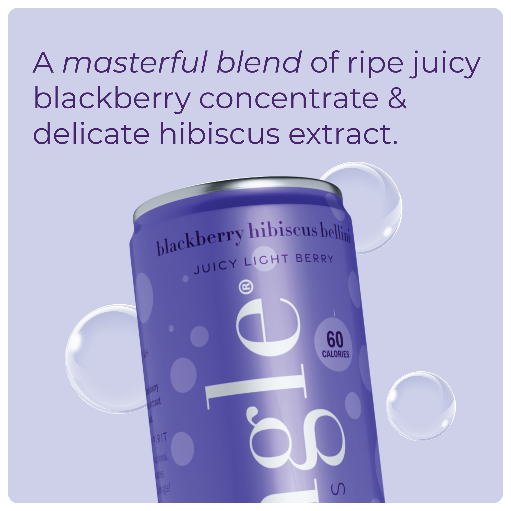 Blackberry Hibiscus Bellini