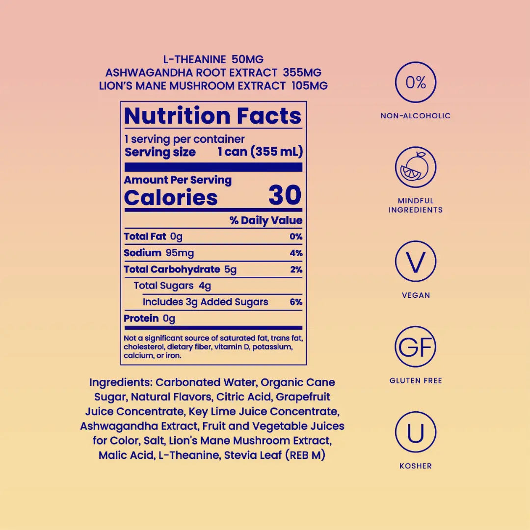 Serene Citrus Spritz Functional Beverage