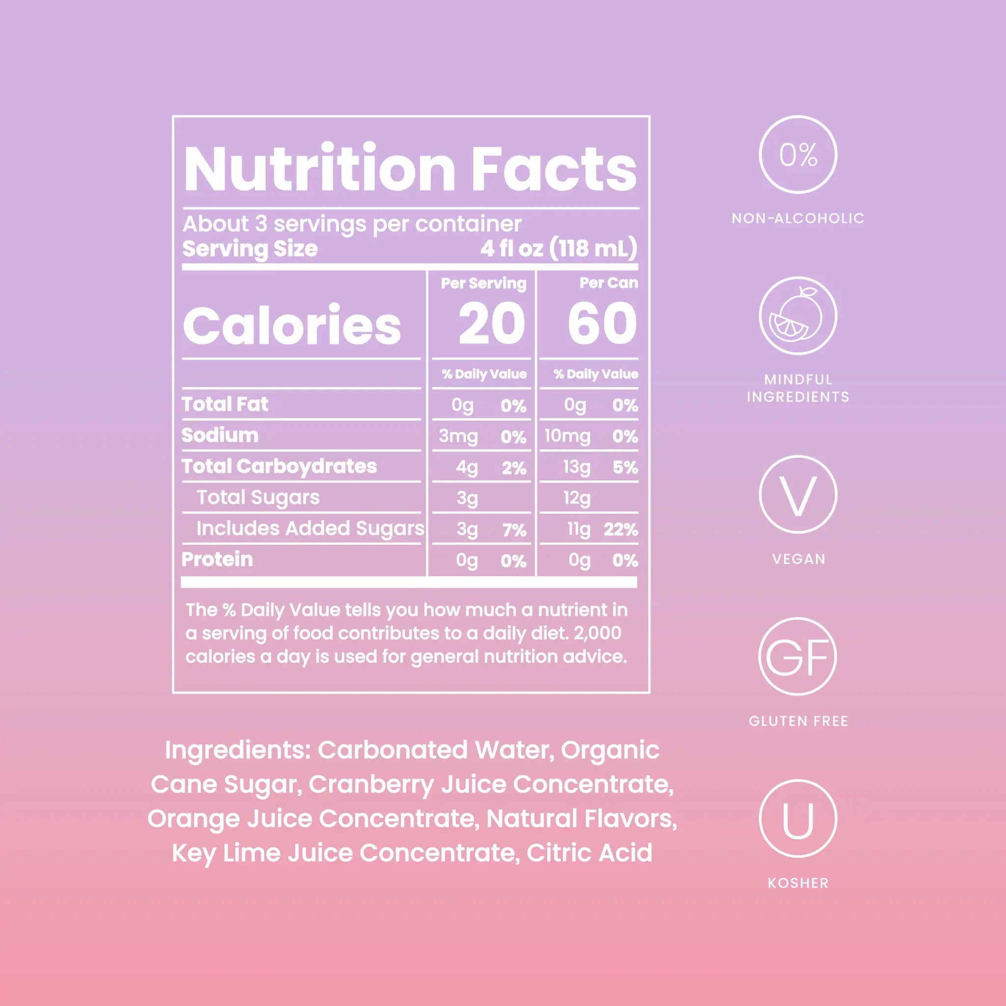 Cranberry Cosmo Mocktail