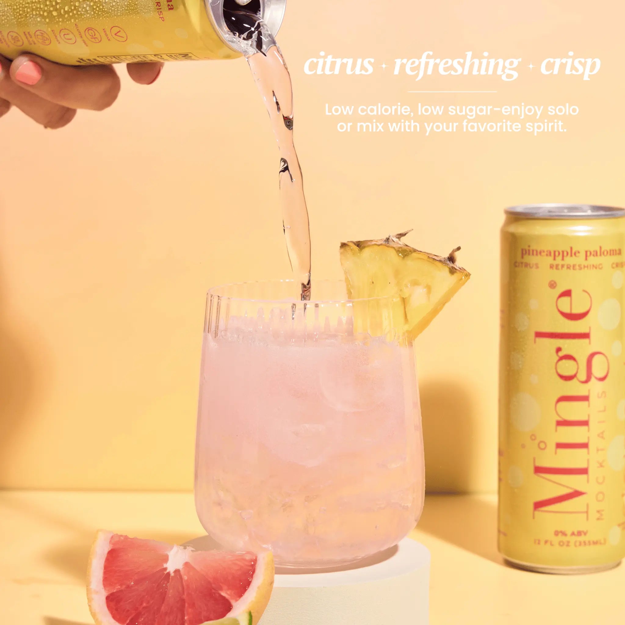 Pineapple Paloma Mocktail