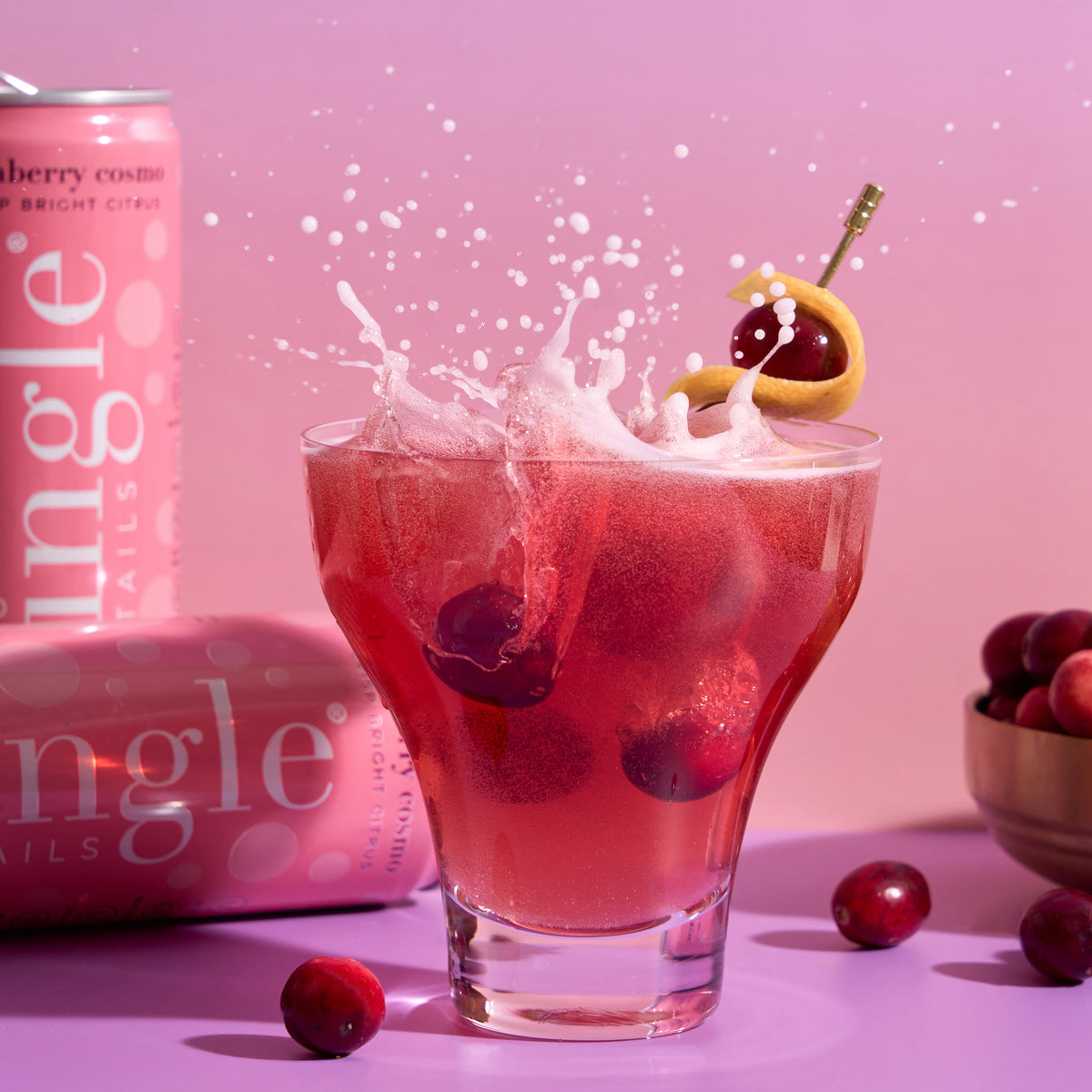 Cranberry Cosmo Mocktail